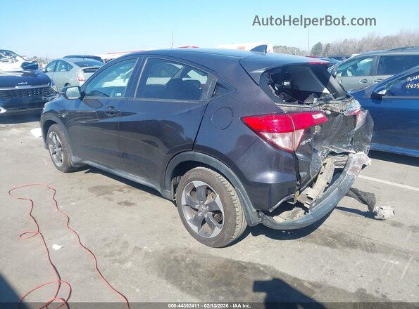 3CZRU5H52JM708042 2018 HONDA HR-V Черный Задняя левая четверть