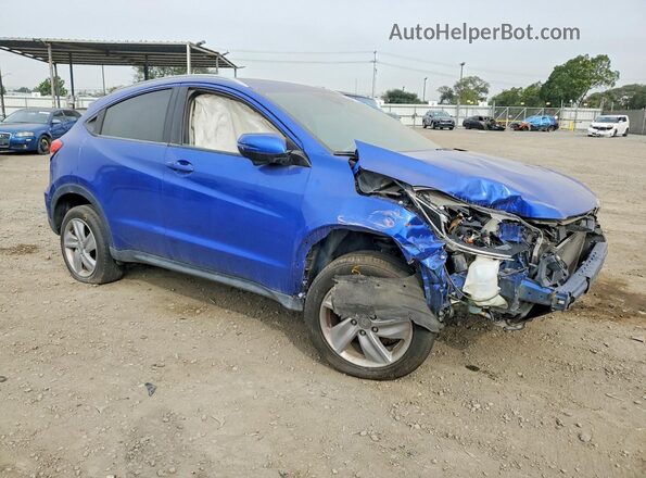 3CZRU5H58KM710461 2019 HONDA HR-V Blue Przód prawy