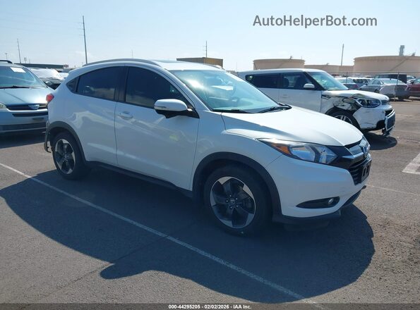 3CZRU5H74JM711784 2018 HONDA HR-V White Delantero derecho