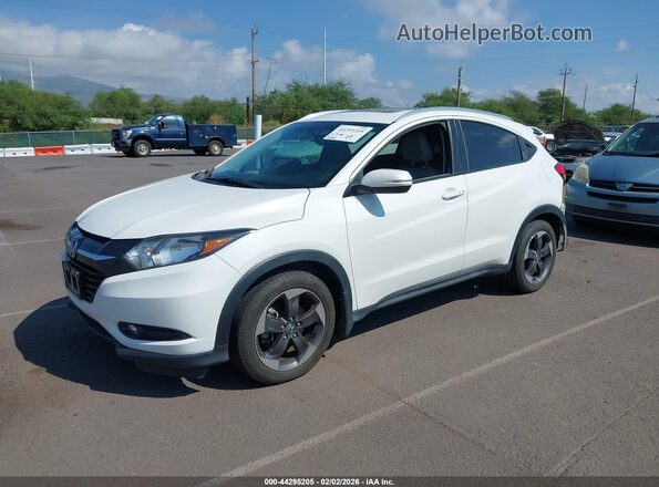 3CZRU5H74JM711784 2018 HONDA HR-V White Vista tres cuartos delantera izquierda