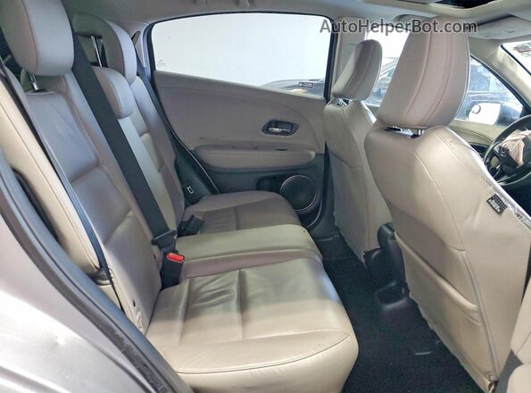 3CZRU5H77MM720399 2021 HONDA HR-V Серебряный Вид задней части салона