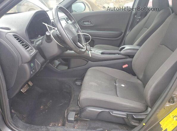 3CZRU6H10KG701089 2019 HONDA HR-V Серый Вид салона спереди