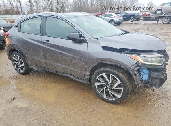 3CZRU6H10KG701089 2019 HONDA HR-V Серый Передняя правая четверть