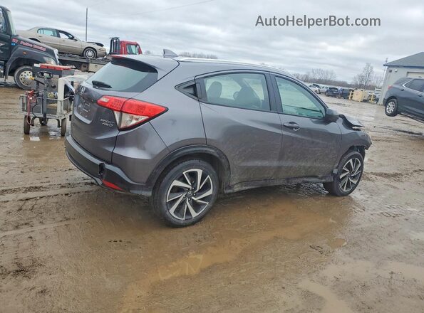 3CZRU6H10KG701089 2019 HONDA HR-V Серый Задняя правая четверть