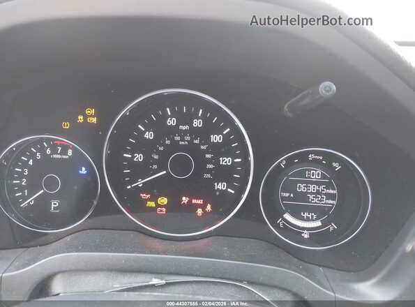 3CZRU6H15KG706904 2019 HONDA HR-V Серый Вид задних сидений