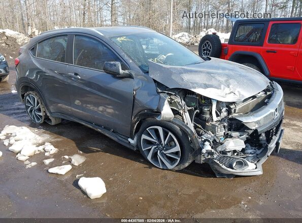3CZRU6H15KG706904 2019 HONDA HR-V Серый Передняя правая четверть