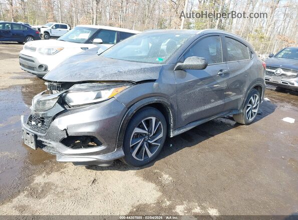 3CZRU6H15KG706904 2019 HONDA HR-V Серый Передняя левая четверть