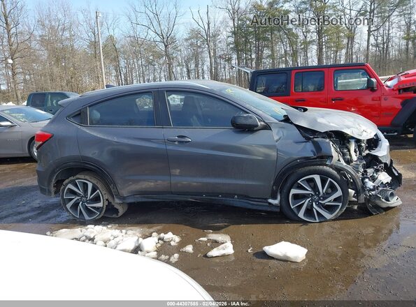 3CZRU6H15KG706904 2019 HONDA HR-V Серый Вид задней части салона