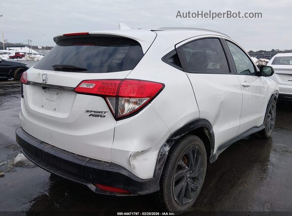 3CZRU6H16MM747501 2021 HONDA HR-V Белый Задняя правая четверть