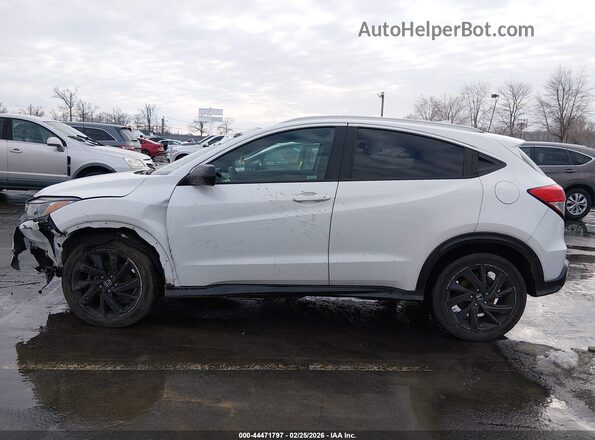 3CZRU6H16MM747501 2021 HONDA HR-V Белый Вид задней части салона