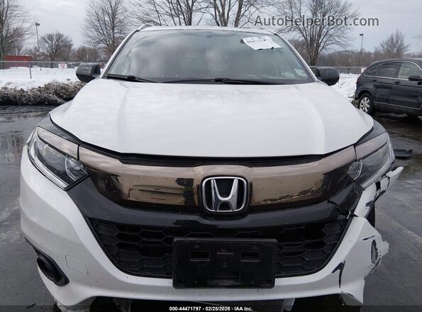 3CZRU6H16MM747501 2021 HONDA HR-V Белый Вид панели приборов