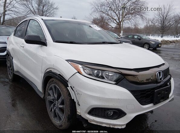 3CZRU6H16MM747501 2021 HONDA HR-V Белый Передняя правая четверть