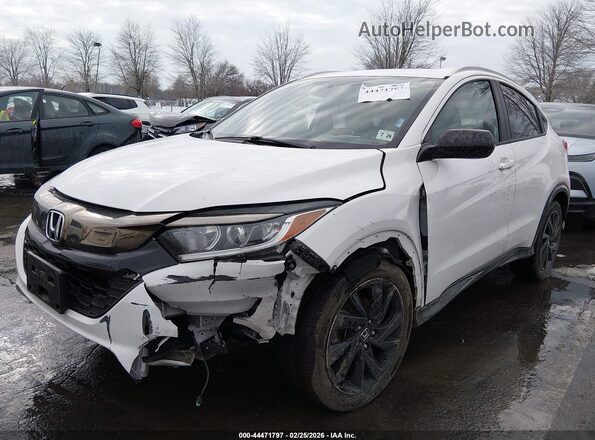 3CZRU6H16MM747501 2021 HONDA HR-V Белый Передняя левая четверть
