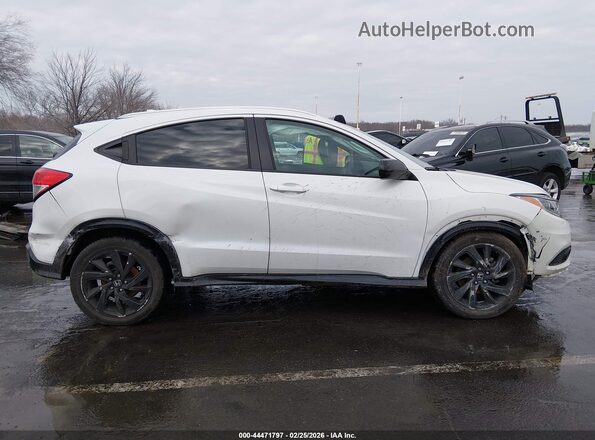 3CZRU6H16MM747501 2021 HONDA HR-V Белый Вид щитка приборов