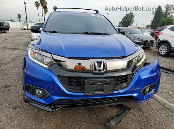 3CZRU6H17KG712686 2019 HONDA HR-V Blue Vista frontal