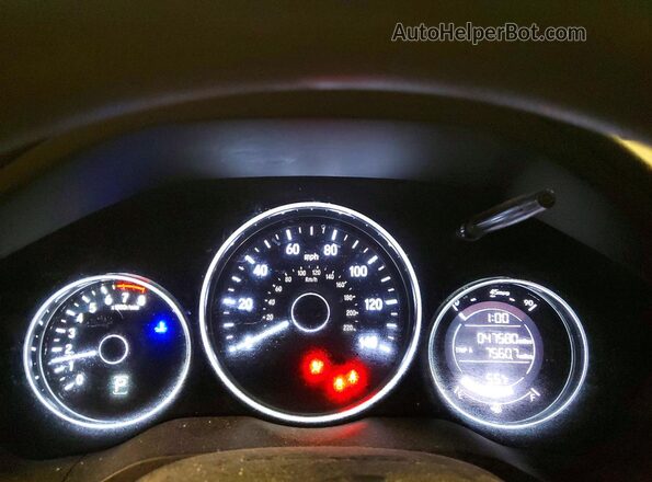 3CZRU6H32KG724231 2019 HONDA HR-V Угольный Вид щитка приборов