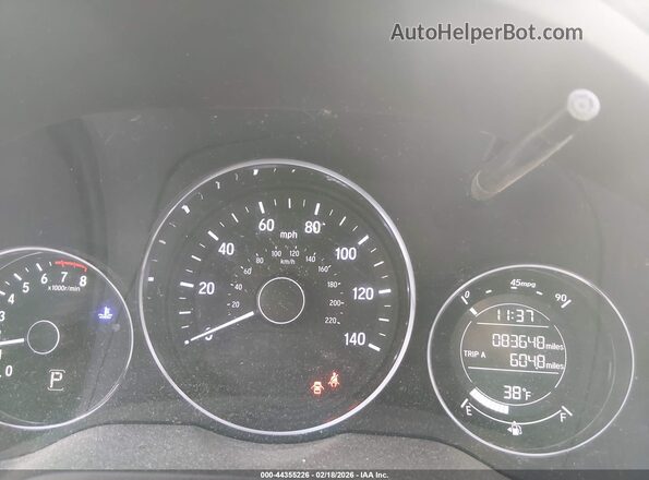 3CZRU6H38JM705411 2018 HONDA HR-V Серебряный Вид задних сидений
