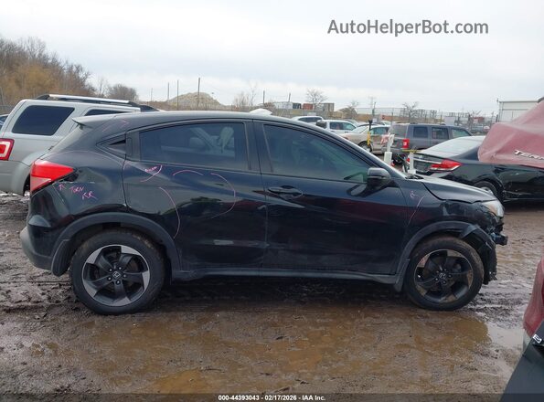 3CZRU6H53JG723153 2018 HONDA HR-V Черный Вид задней части салона
