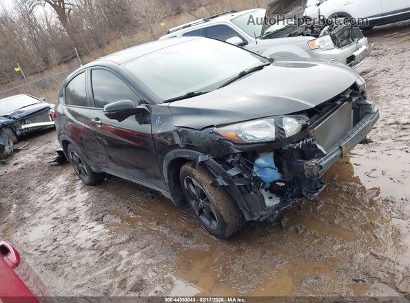 3CZRU6H53JG723153 2018 HONDA HR-V Черный Передняя правая четверть
