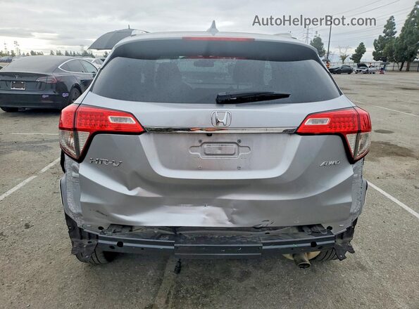 3CZRU6H56KM731735 2019 HONDA HR-V Серебряный Вид сзади