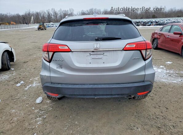 3CZRU6H58KM726973 2019 HONDA HR-V Silver Вид ззаду