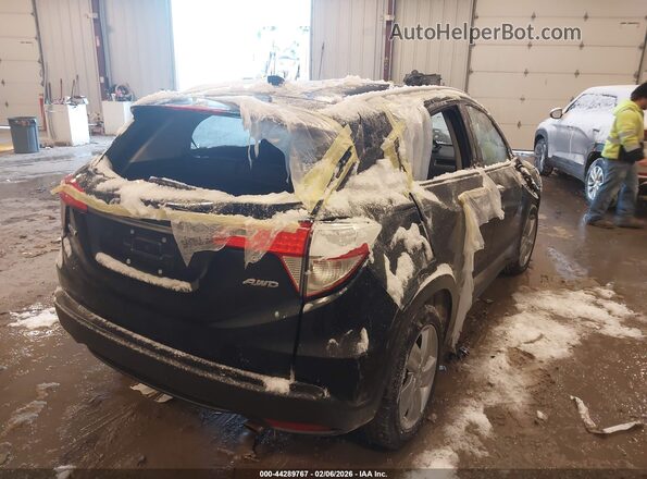 3CZRU6H58KM733955 2019 HONDA HR-V Black Widok z przodu