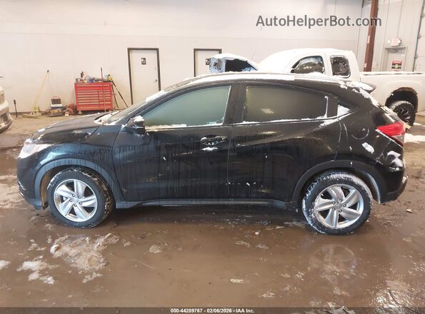 3CZRU6H58KM733955 2019 HONDA HR-V Black Widok wnętrza 360 stopni