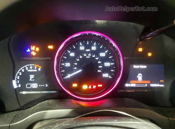 3CZRU6H59KM719126 2019 HONDA HR-V Charcoal Vista del cuadro de instrumentos