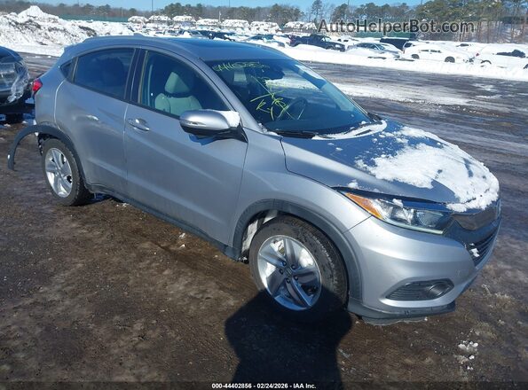 3CZRU6H59KM734497 2019 HONDA HR-V Серебряный Передняя правая четверть
