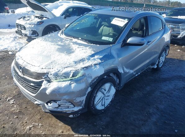 3CZRU6H59KM734497 2019 HONDA HR-V Серебряный Передняя левая четверть