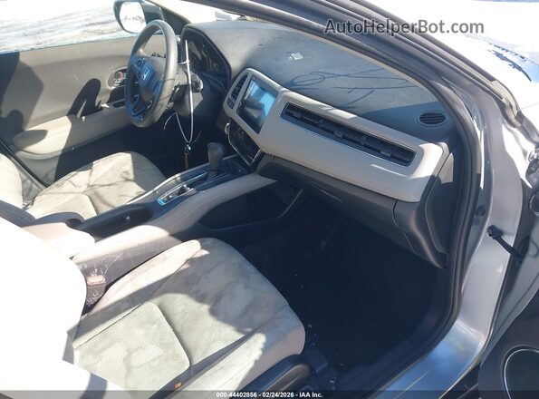 3CZRU6H59KM734497 2019 HONDA HR-V Серебряный Вид салона спереди