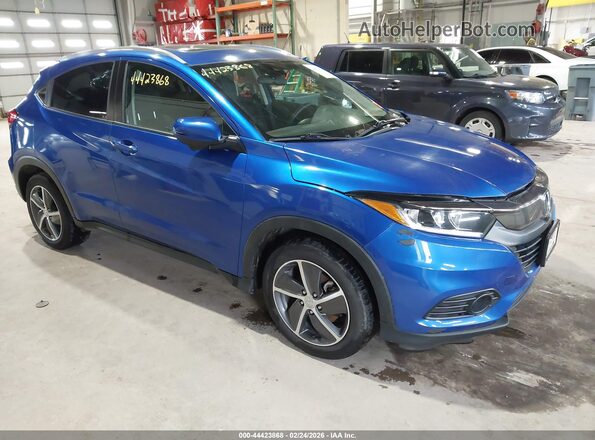 3CZRU6H5XMM749660 2021 HONDA HR-V Синий Передняя правая четверть
