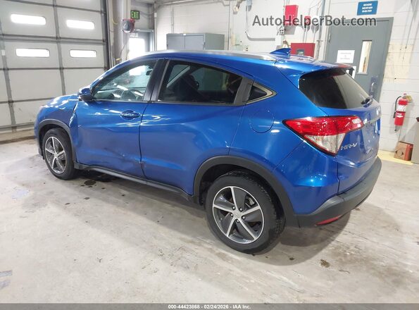 3CZRU6H5XMM749660 2021 HONDA HR-V Синий Задняя левая четверть