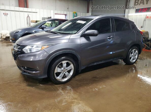 3CZRU6H72GM731286 2016 HONDA HR-V Серый Передняя левая четверть