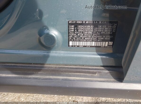 3CZRZ1H52SM742283 2025 HONDA HR-V Maroon Widok komory silnika