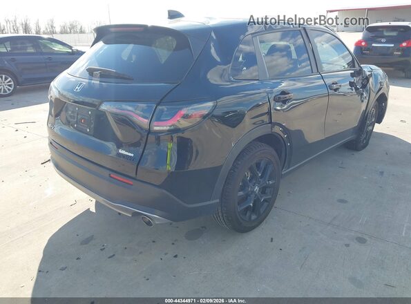 3CZRZ1H59RM723031 2024 HONDA HR-V Черный Задняя правая четверть
