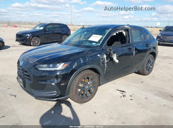 3CZRZ1H59RM723031 2024 HONDA HR-V Черный Передняя левая четверть