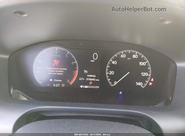 3CZRZ1H70RM760020 2024 HONDA HR-V White Вид задніх сидінь