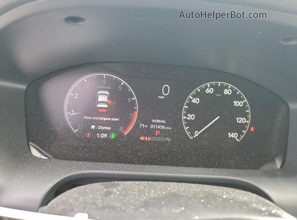 3CZRZ2H33RM759916 2024 HONDA HR-V Серебряный Вид щитка приборов