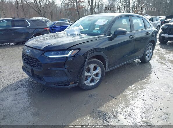 3CZRZ2H3XPM705963 2023 HONDA HR-V Черный Передняя левая четверть