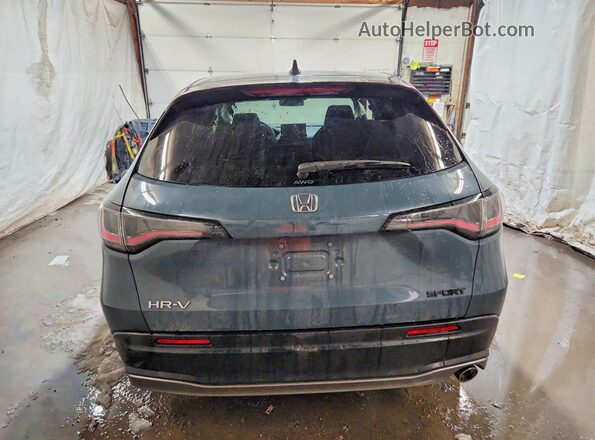 3CZRZ2H5XRM740328 2024 HONDA HR-V Синий Вид сзади