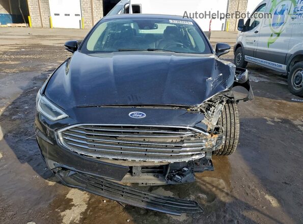 3FA6P0CD4KR238124 2019 FORD FUSION Black Vista frontal