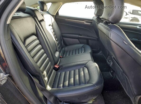 3FA6P0CD4KR238124 2019 FORD FUSION Black Vista de los asientos traseros