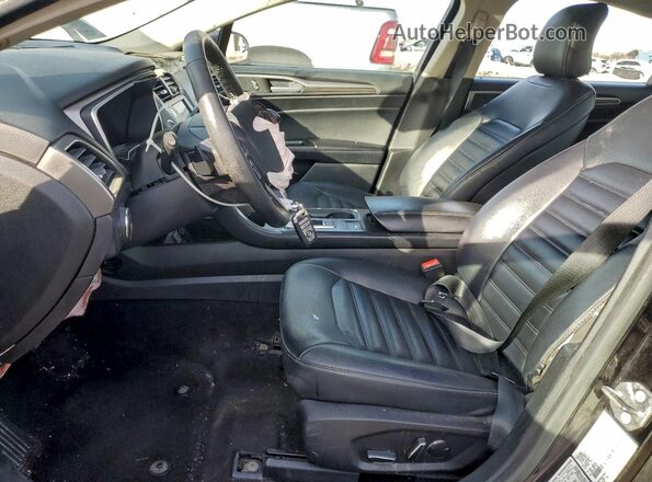 3FA6P0CD4KR238124 2019 FORD FUSION Black Vista interior delantera