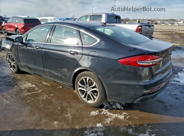 3FA6P0CD4KR238124 2019 FORD FUSION Black Trasero izquierdo