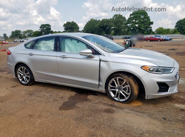 3FA6P0CD6KR150255 2019 FORD FUSION Silver Przód prawy