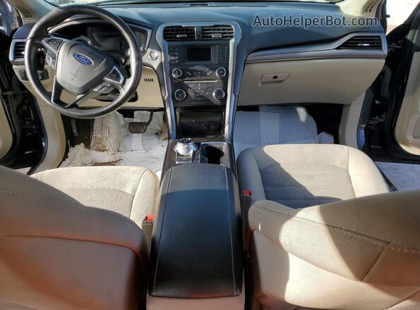 3FA6P0H72JR225535 2018 FORD FUSION Черный Вид панели приборов