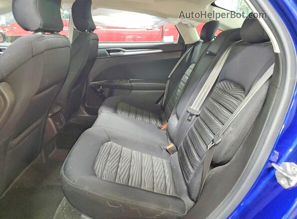 3FA6P0H73GR339049 2016 FORD FUSION Синий Вид задних сидений