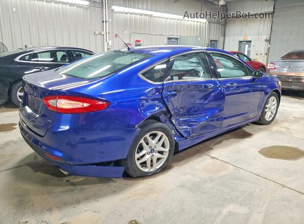 3FA6P0H73GR339049 2016 FORD FUSION Синий Задняя правая четверть