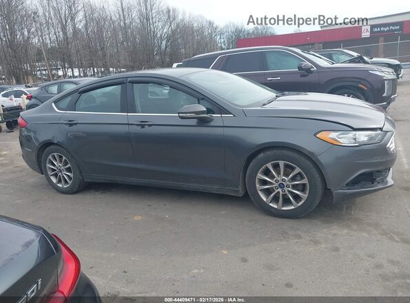3FA6P0H76HR375089 2017 FORD FUSION Серый Вид задней части салона